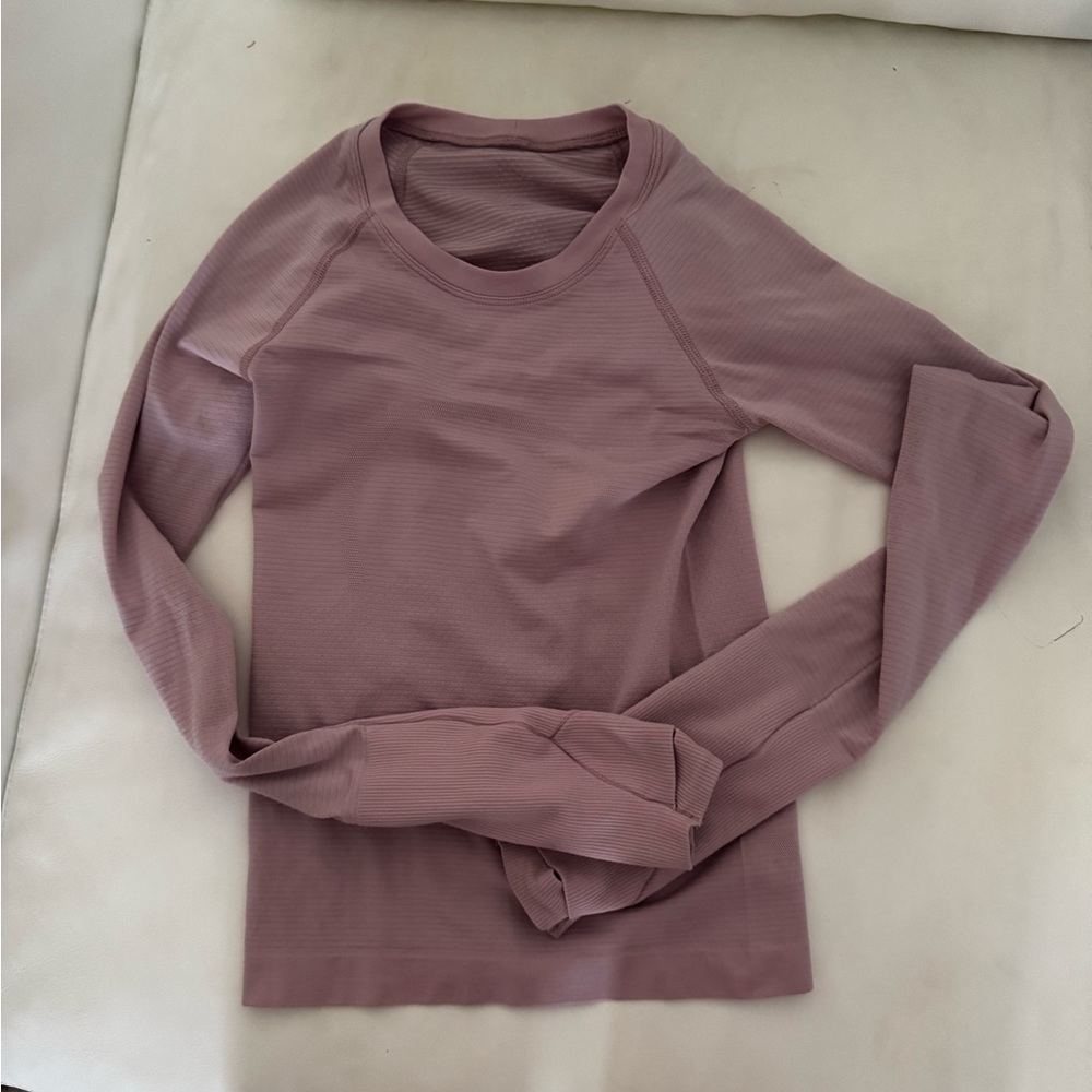 lululemon athletica Dusty Rose Long Sleeve Top